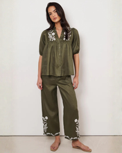 Load image into Gallery viewer, Alessia Embroidered Pants