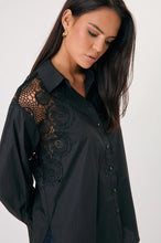 Load image into Gallery viewer, Flora Lace Panel Shirt