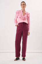 Load image into Gallery viewer, Micky Frilled Cupro Shirt