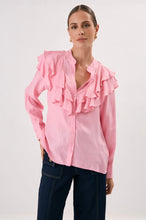 Load image into Gallery viewer, Micky Frilled Cupro Shirt