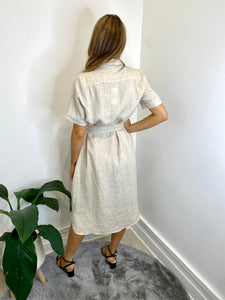 Petrina Short Sleeve Linen Dress