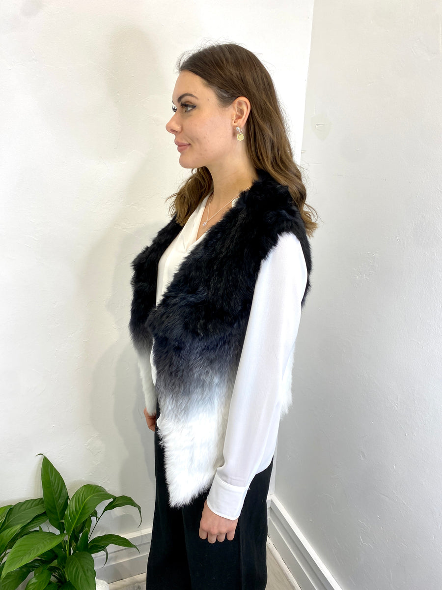 Loft on sale fur vest