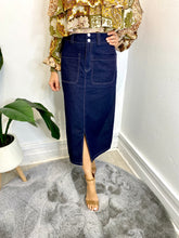 Load image into Gallery viewer, Drew Denim Maxi Skirt