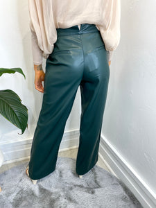 Nisha Faux Leather Pants