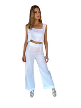 Load image into Gallery viewer, Harlow Linen Pants - WHITE