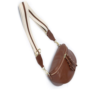 Obsessed Leather Crossbody Bag