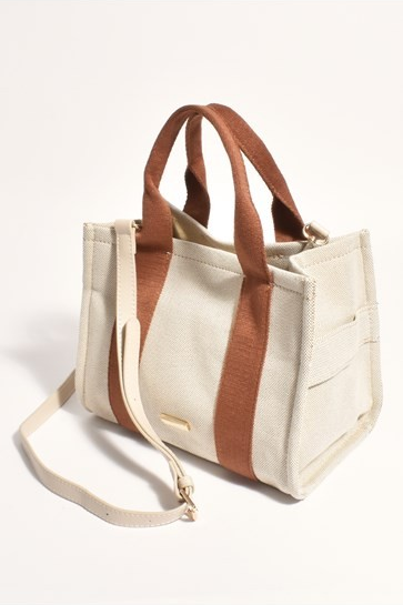 Adorne Erin Mini Canvas Tote Bag