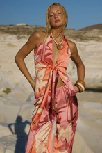 Load image into Gallery viewer, Kaeli Tie Front Halter Top