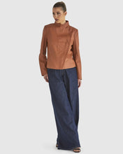 Load image into Gallery viewer, Airborne Leather Jacket