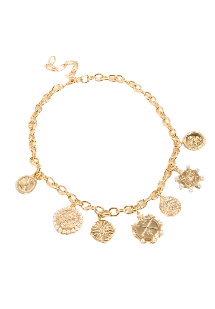 Charlie Multi Charms Necklace