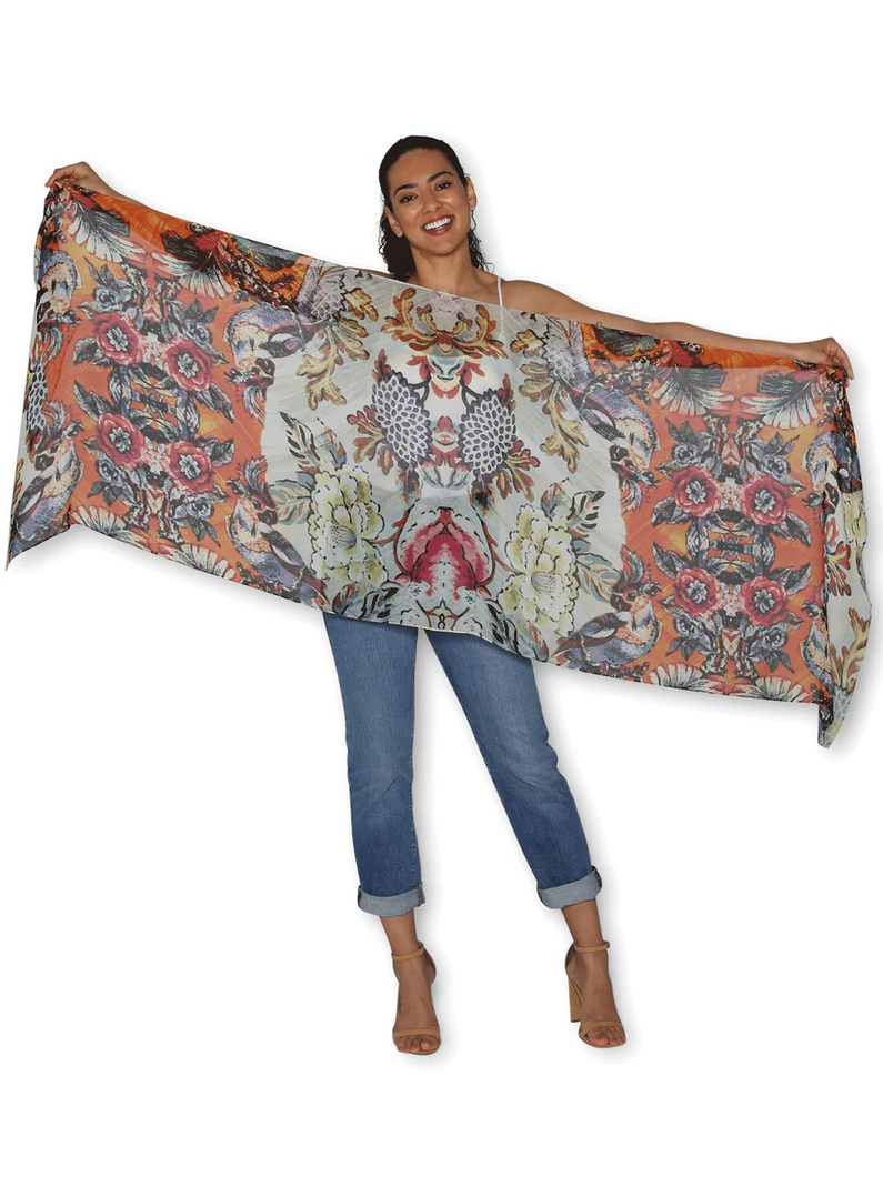 The Artists Label Scarf - Rococo Flourish