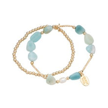 Load image into Gallery viewer, Lotus Multi Gem Bracelet
