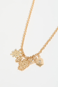 Long Chain Cluster Necklace