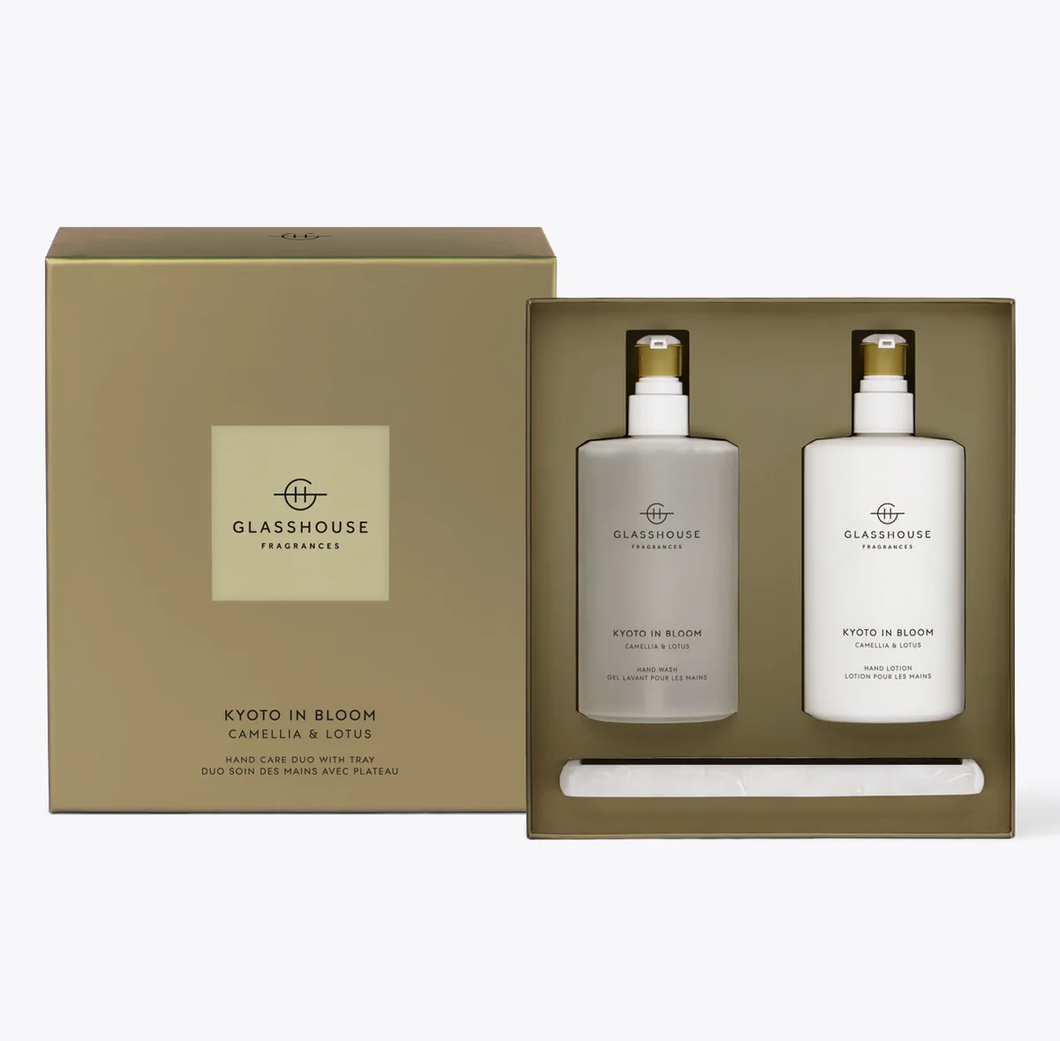 GF 450ml Hand Wash, Hand Lotion & Tray