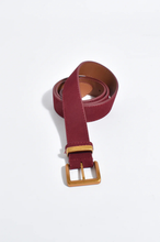 Load image into Gallery viewer, Rectangle Buckle Suede Jeans Belt