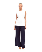 Load image into Gallery viewer, Harlow Linen Pants - Navy