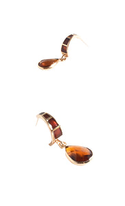 Glass Teardrop Event Earrings