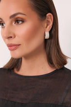 Load image into Gallery viewer, Mini Diamante Rows Hoops