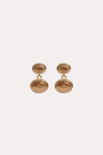 Load image into Gallery viewer, Double Stone Drop Earrings