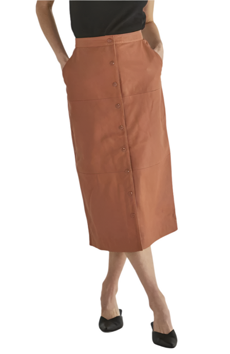 Airborne Leather Skirt