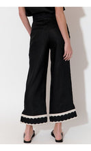 Load image into Gallery viewer, Adorne Nisha Cropped Split Pant - Black