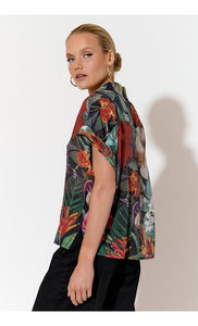 Adorne Miley Short Sleeve Shirt - Floral