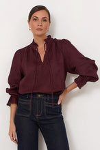 Load image into Gallery viewer, Sandra Long Sleeve Linen Top