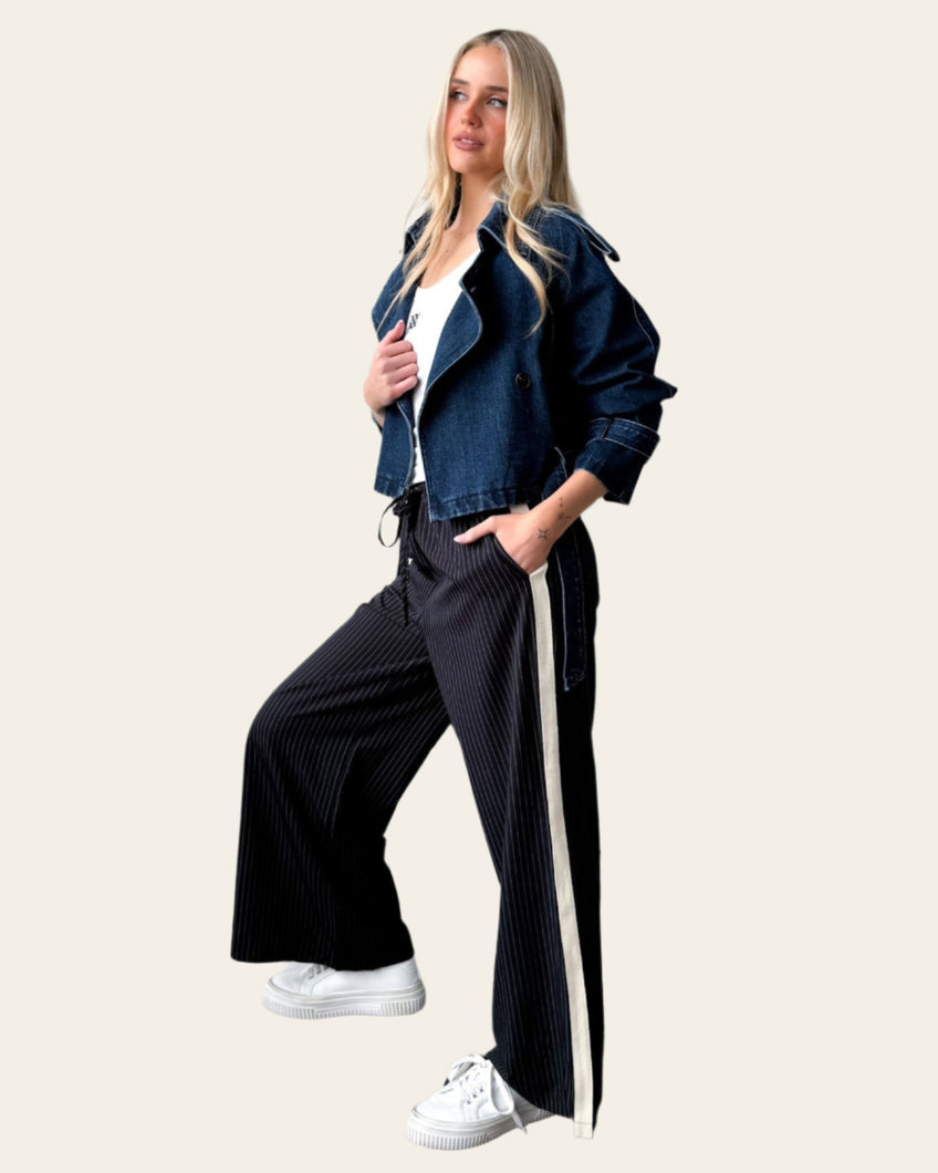 Alva Pinstripe Pants