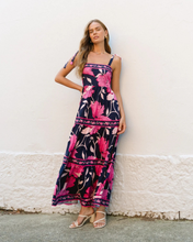 Load image into Gallery viewer, Ambi Tie Strap Maxi Dress