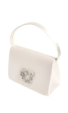 Load image into Gallery viewer, Adorne Charlotte Jewelled Satin Clutch