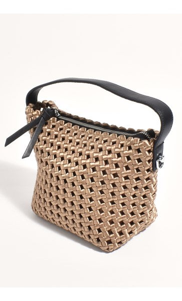 Sadie Satin Weave Handbag