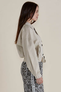 Adaline Crop Trench Coat