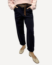 Load image into Gallery viewer, Amara Belted Pant - Blue