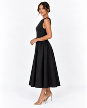 Load image into Gallery viewer, Aveline Midi Dress - Black