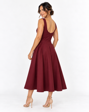Load image into Gallery viewer, Aveline Midi Dress - Burgundy