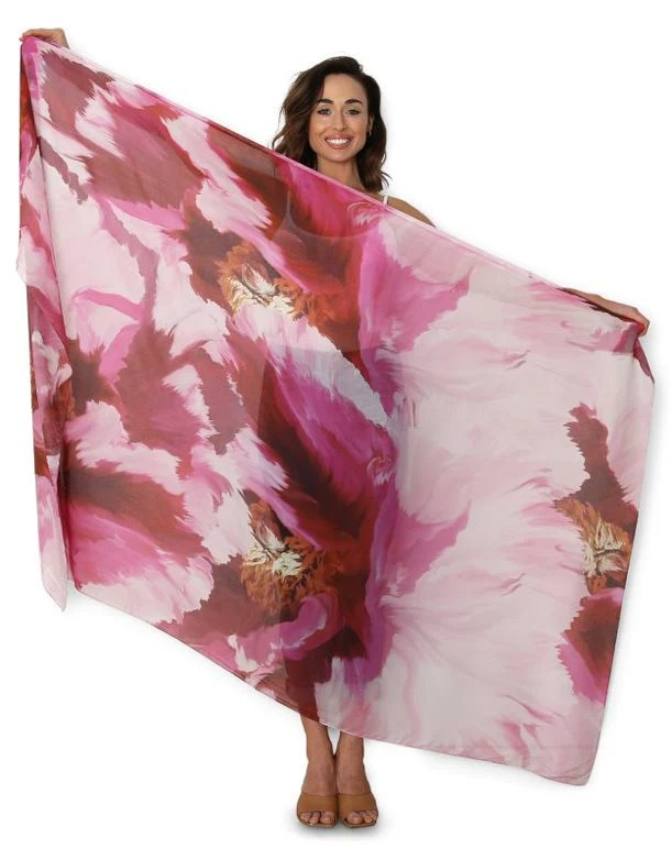 The Artists Label Scarf - Big Bloom Theory
