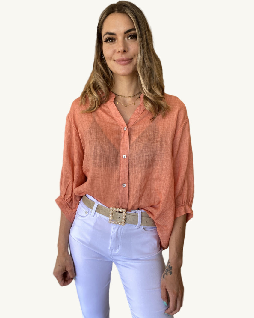 Dallas Shirt - Burnt Orange