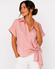 Load image into Gallery viewer, Baker Linen Shirt - Dusty Pink
