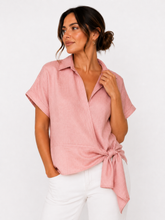 Load image into Gallery viewer, Baker Linen Shirt - Dusty Pink