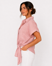 Load image into Gallery viewer, Baker Linen Shirt - Dusty Pink