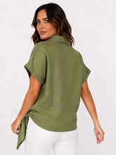 Load image into Gallery viewer, Baker Linen Shirt - Fern