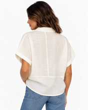 Load image into Gallery viewer, Baker Linen Shirt - White