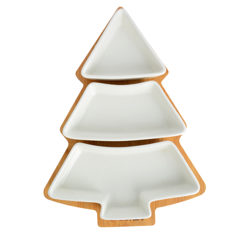 Xmas Tree Ceramic Dishes/Tray
