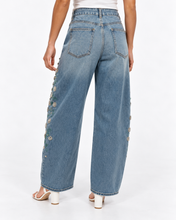 Load image into Gallery viewer, Bejewelled Barrel Jeans