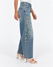 Load image into Gallery viewer, Bejewelled Barrel Jeans