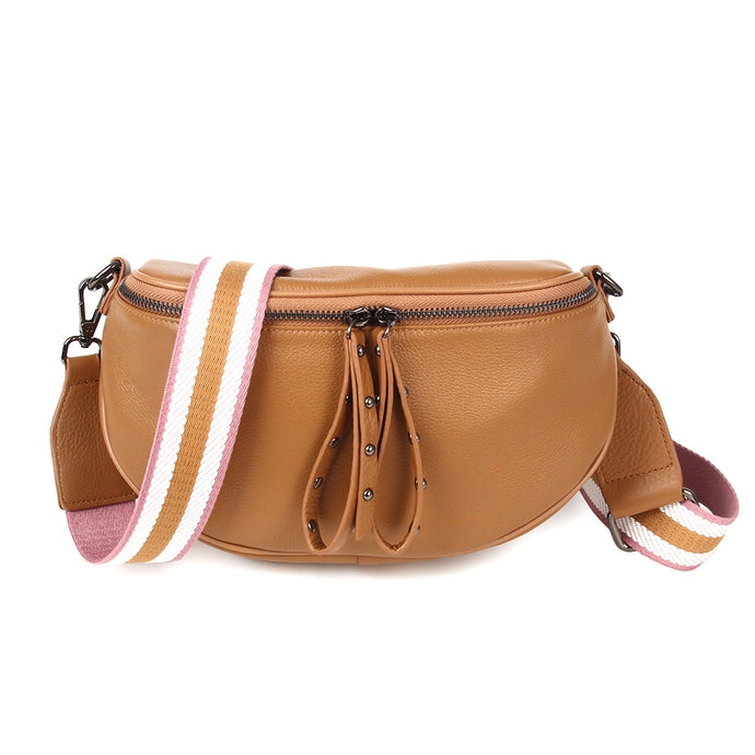 Obsessed CAMEL Crossbody Bag