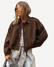 Load image into Gallery viewer, Maison Suede Bomber