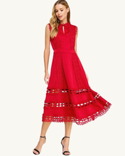 Load image into Gallery viewer, Holly Satin Midi Dress