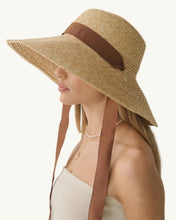 Load image into Gallery viewer, Cara Ribbon Straw Hat