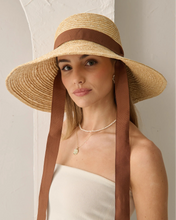 Load image into Gallery viewer, Cara Ribbon Straw Hat